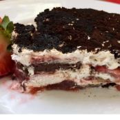 Chocolate Strawberry Icebox Cake